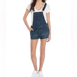True Craft Denim Short Overalls - NEW